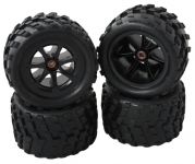 Sada 4 kol pro MONSTER TRUCK ACROSS 38CM - 35KM/HOD